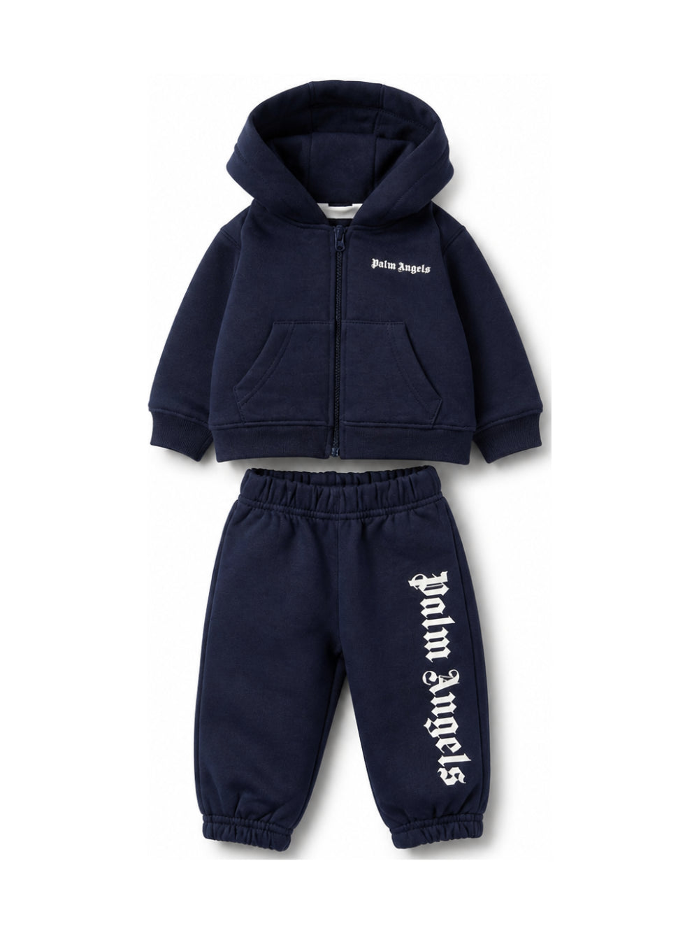 Tuta sportiva per neonato Palm Angels Kids blu con logo F6PANBTP180 1528 PALM ANGELS KIDS