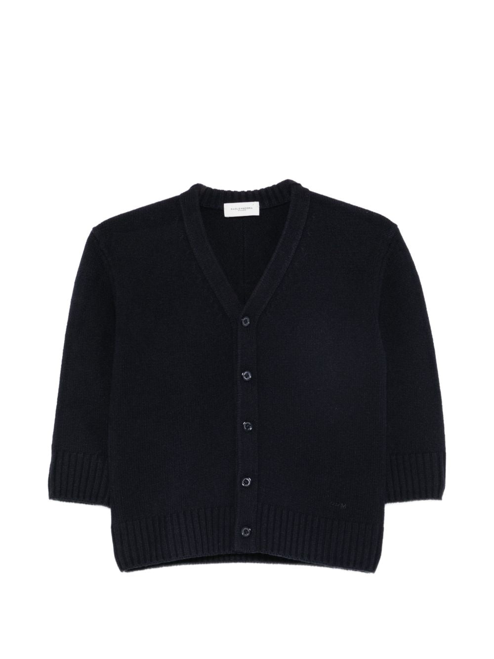 Cardigan per bambino Paolo Pecora Kids blu con scollo a V PP4396 BLU PAOLO PECORA KIDS