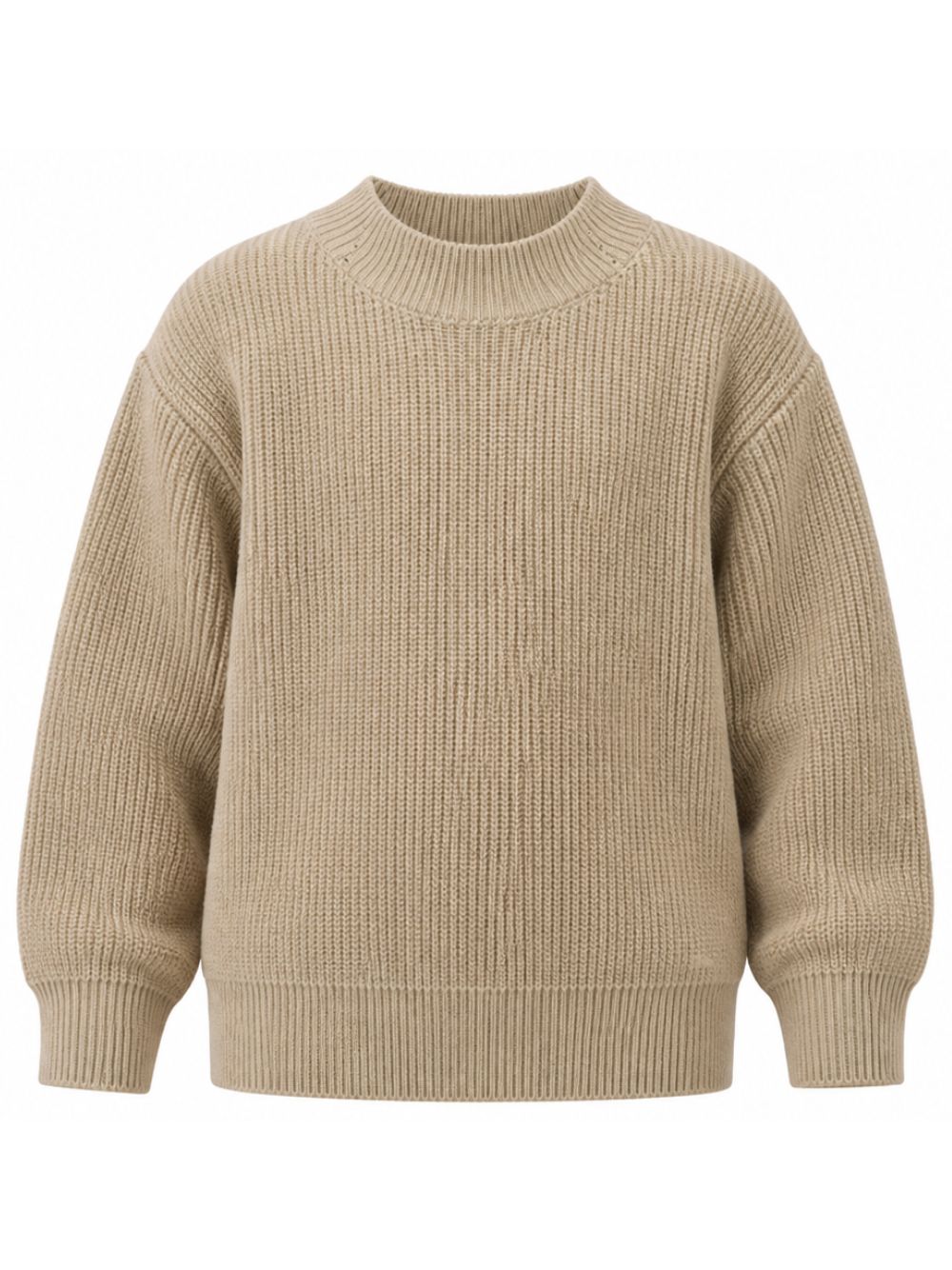 Maglione per bambino Paolo Pecora beige a maglia grezza PP4405 GRIEG PAOLO PECORA KIDS