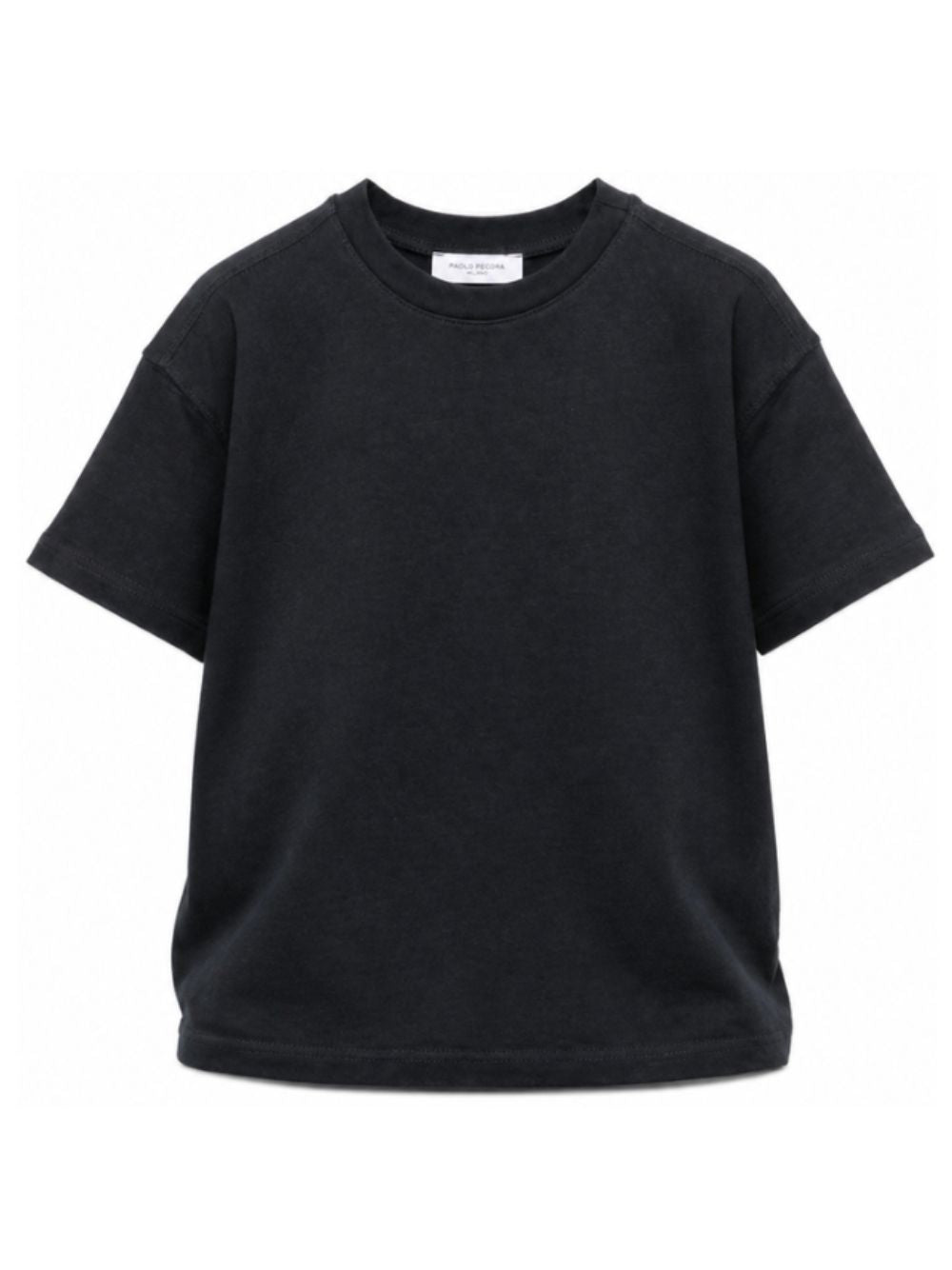 T-shirt per bambino Paolo Pecora Kids blu con cucitura sul retro PP4443 BLU PAOLO PECORA KIDS