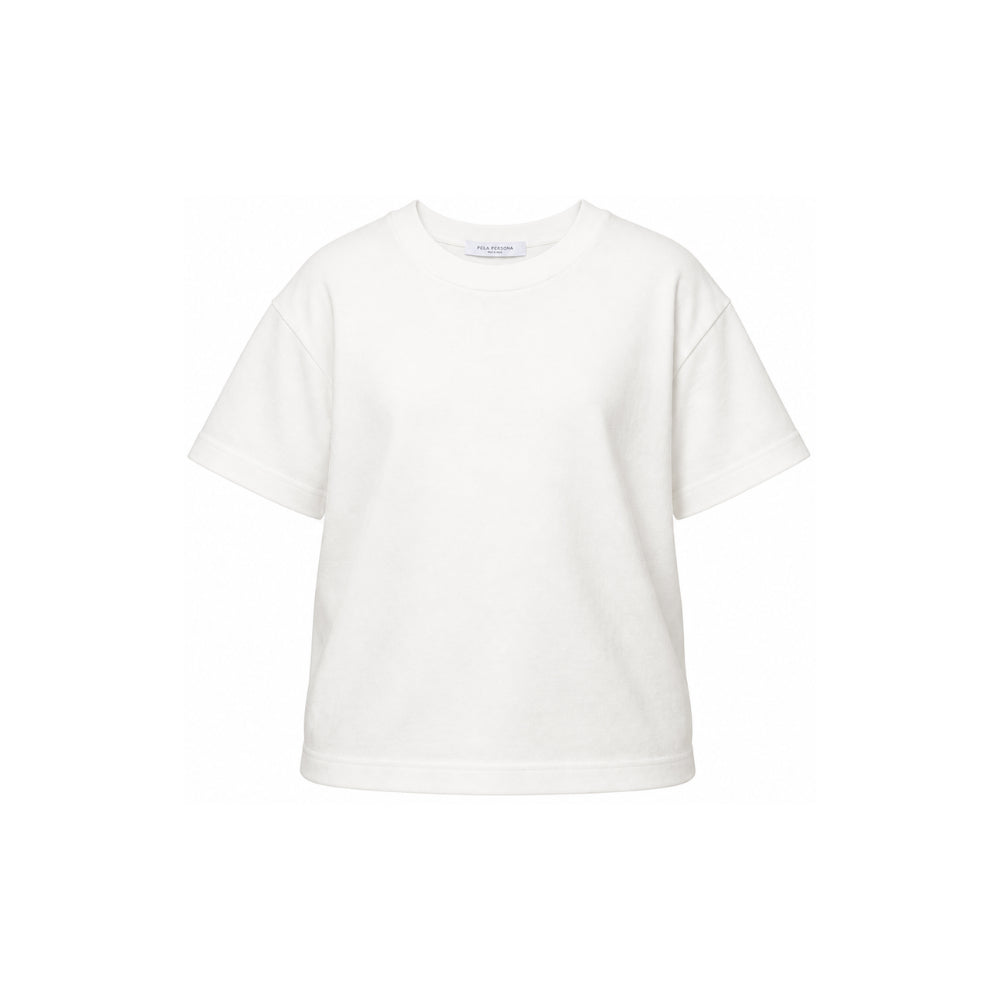 T-shirt per bambino Paolo Pecora Kids bianca con cucitura sul retro PP4443 LATTE PAOLO PECORA KIDS