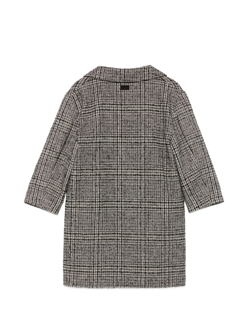 Cappotto per bambino Paolo Pecora Kids grigio con motivo a quadri PP4491 GRIGI PAOLO PECORA KIDS