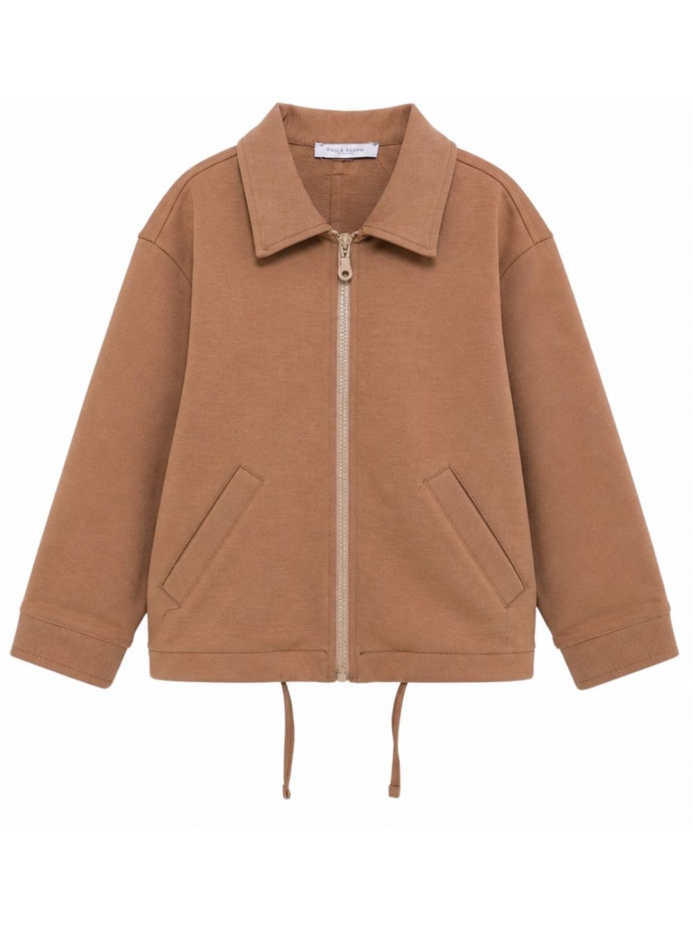 Giubbino per bambino Paolo Pecora Kids marrone chiusura con zip PP4494 CAMME PAOLO PECORA KIDS