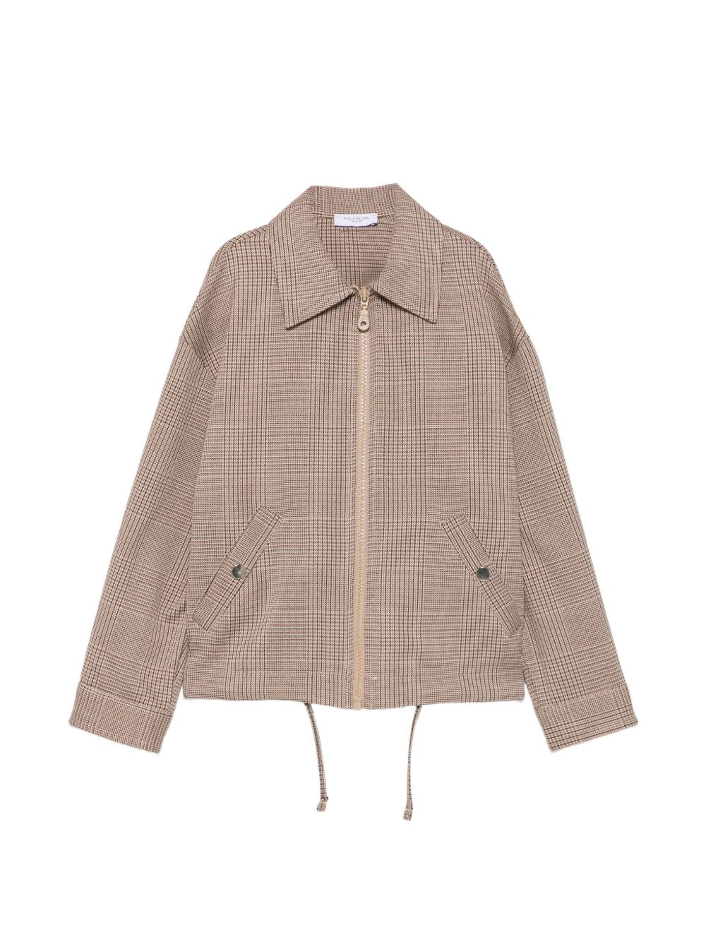 Giubbino per bambino Paolo Pecora Kids beige a quadri Principe di Galles PP4495 CAMME PAOLO PECORA KIDS