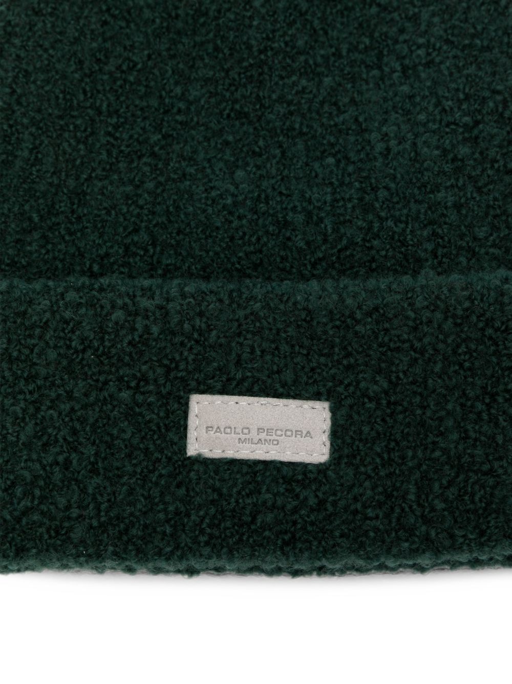 Cappello per bambino Paolo Pecora Kids verde con texture bouclé PP4508 FORES PAOLO PECORA KIDS
