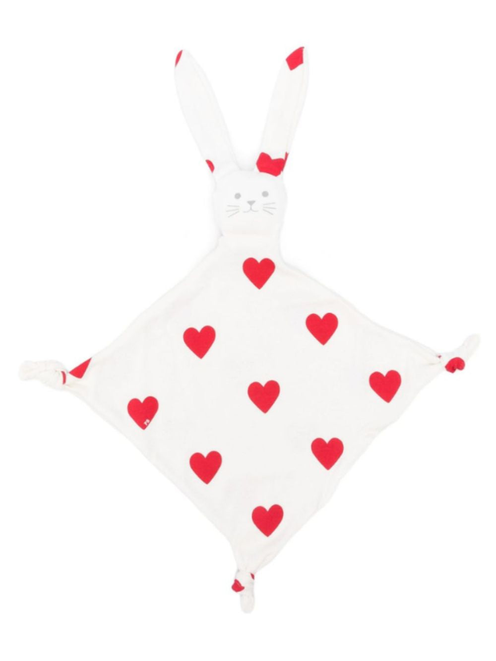 Doudou per neonati Petit Bateau Kids bianco a forma di coniglietto A0ASF 01 PETIT BATEAU KIDS