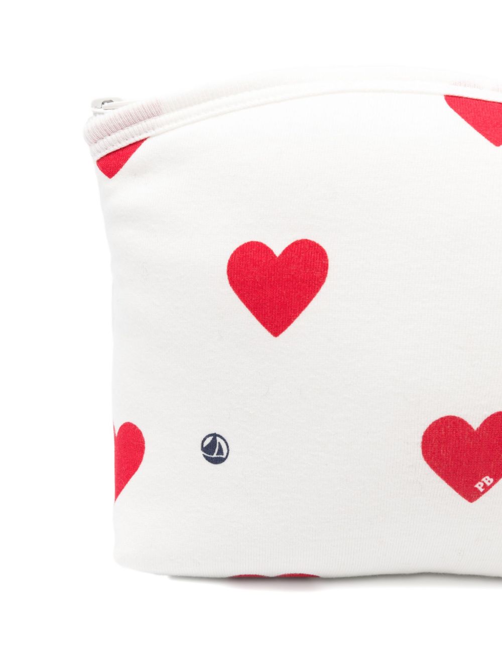 Trousse per neonati Petit Bateau bianca con stampa a cuori A0BUV 01 PETIT BATEAU KIDS