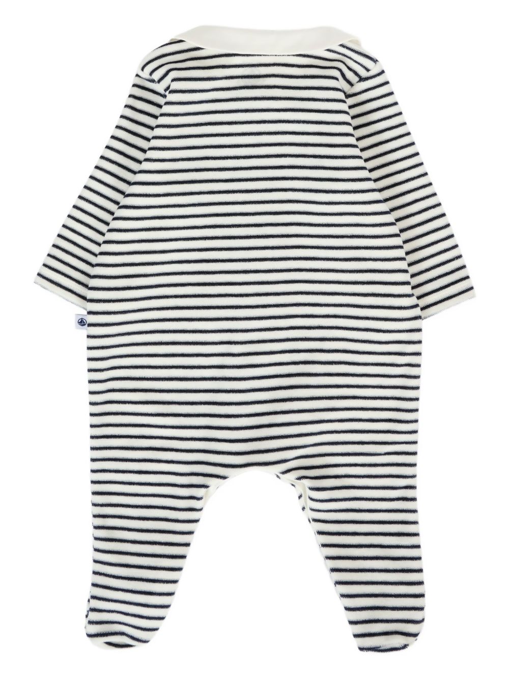 Tutina per neonati Petit Bateau Kids blu con motivo a righe A0DR1 01 PETIT BATEAU KIDS