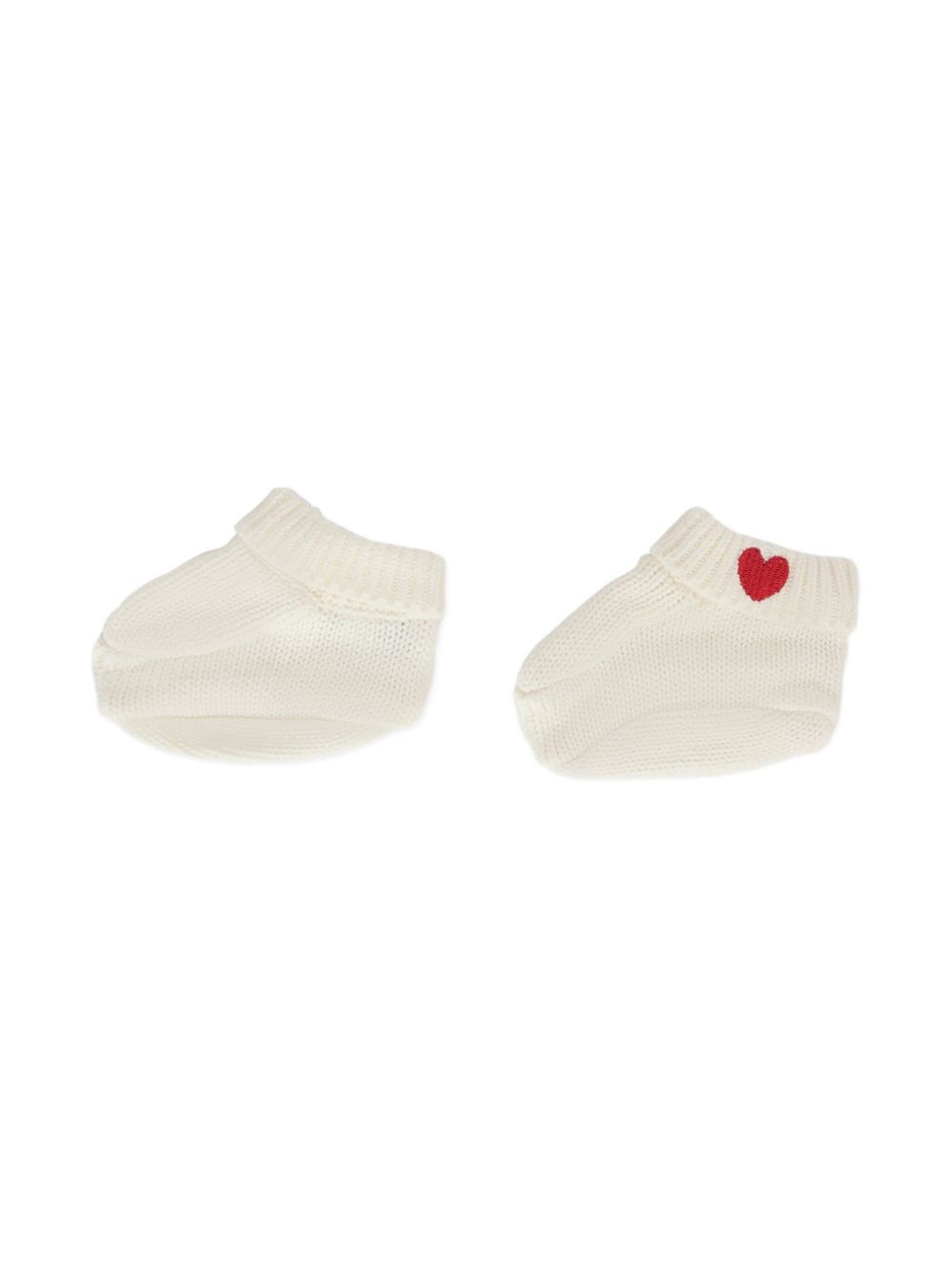 Calzini per neonati Petit Bateau Kids beige chiari con stampa cuore A0DRQ 01 PETIT BATEAU KIDS