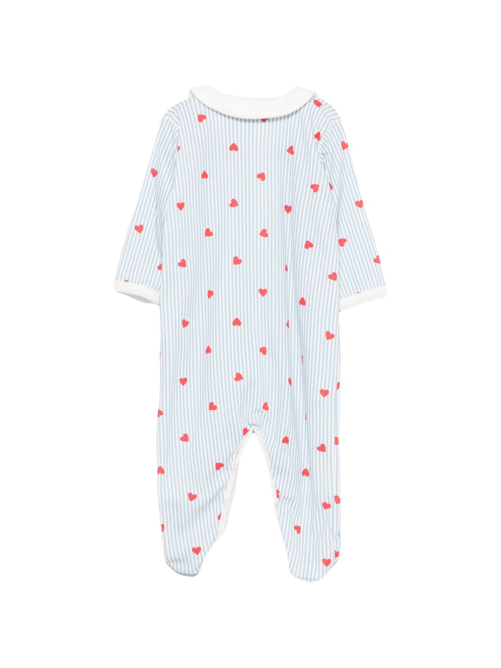Tutina per neonati Petit Bateau Kids azzurra con design a righe A0G9U 01 PETIT BATEAU KIDS