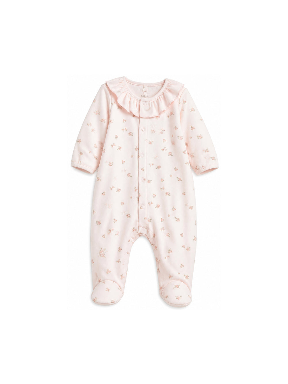 Tutina per neonata Petit Bateau rosa con motivo floreale A0GAH 01 PETIT BATEAU KIDS
