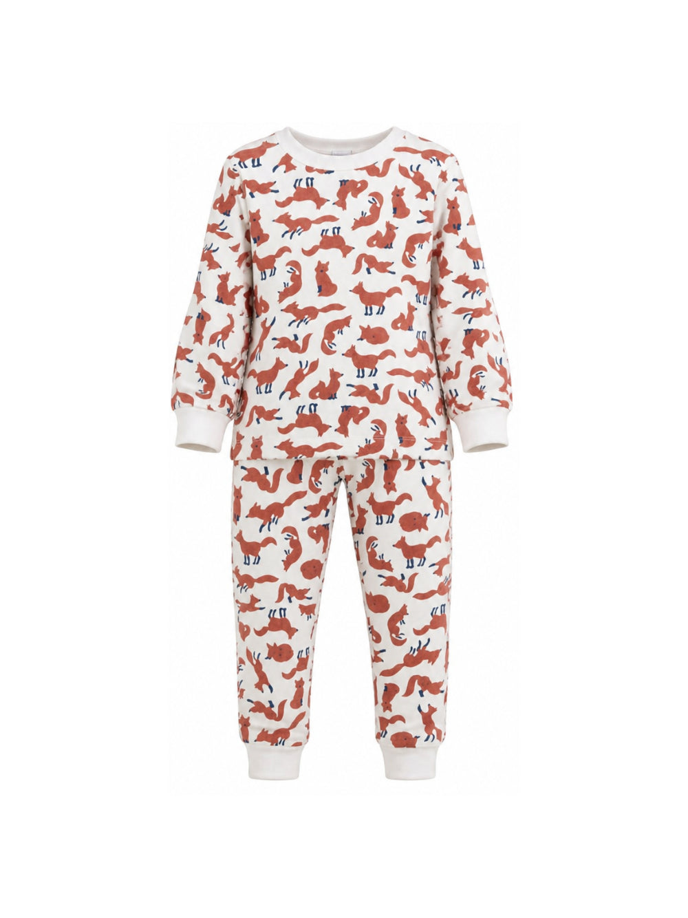 Pigiama per bambini Petit Bateau Kids multicolore con stampa volpi all-over A0GCL 01 PETIT BATEAU KIDS