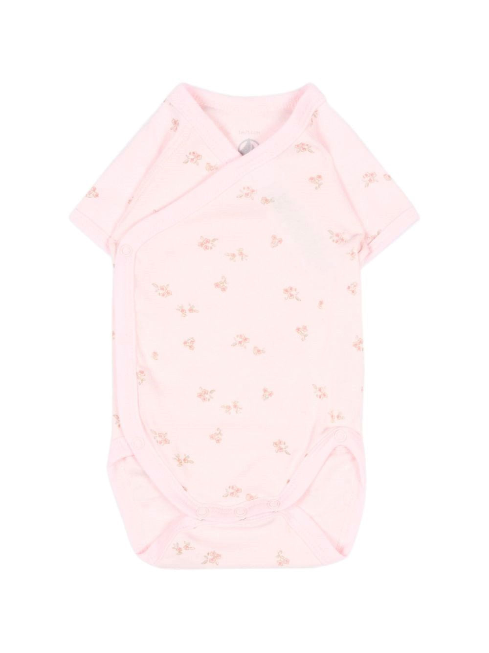 Set di tre body per neonata Petit Bateau multicolore con stampa floreale A0GHN 00 PETIT BATEAU KIDS