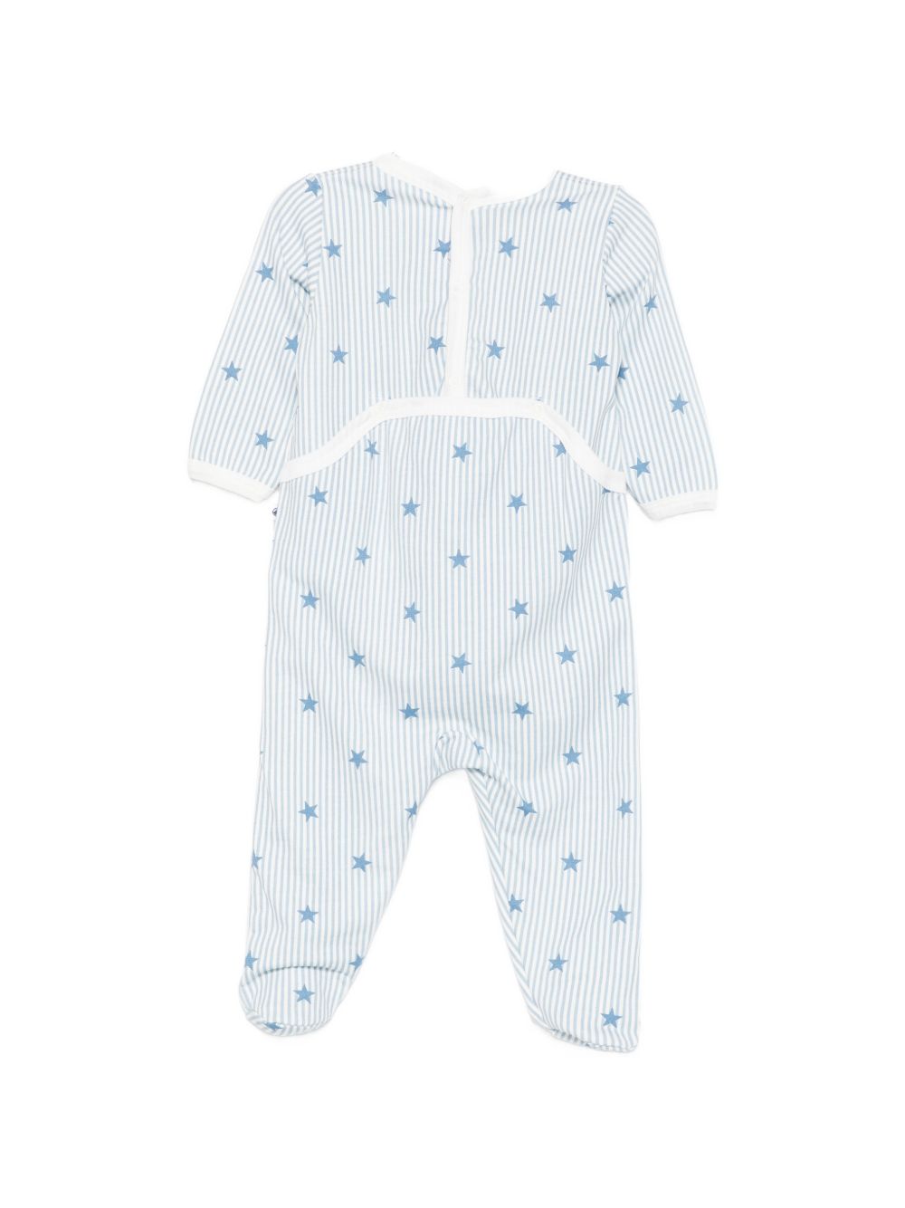Tutina per neonati Petit Bateau Kids azzurra con stampa stelle all-over A0GJM 01 PETIT BATEAU KIDS