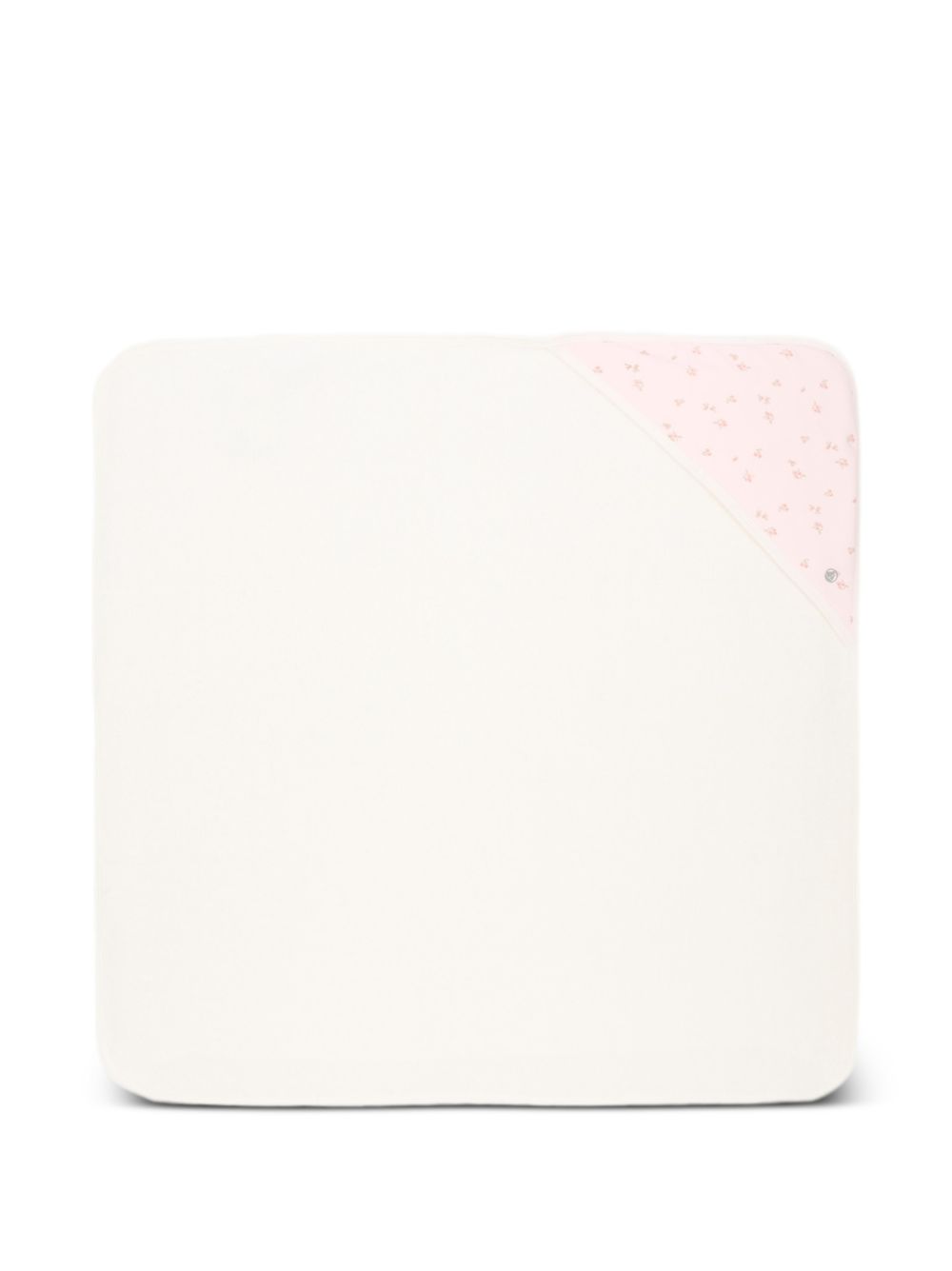 Accappatoio per neonati Petit Bateau Kids bianco con stampa floreale A0GM2 01 PETIT BATEAU KIDS