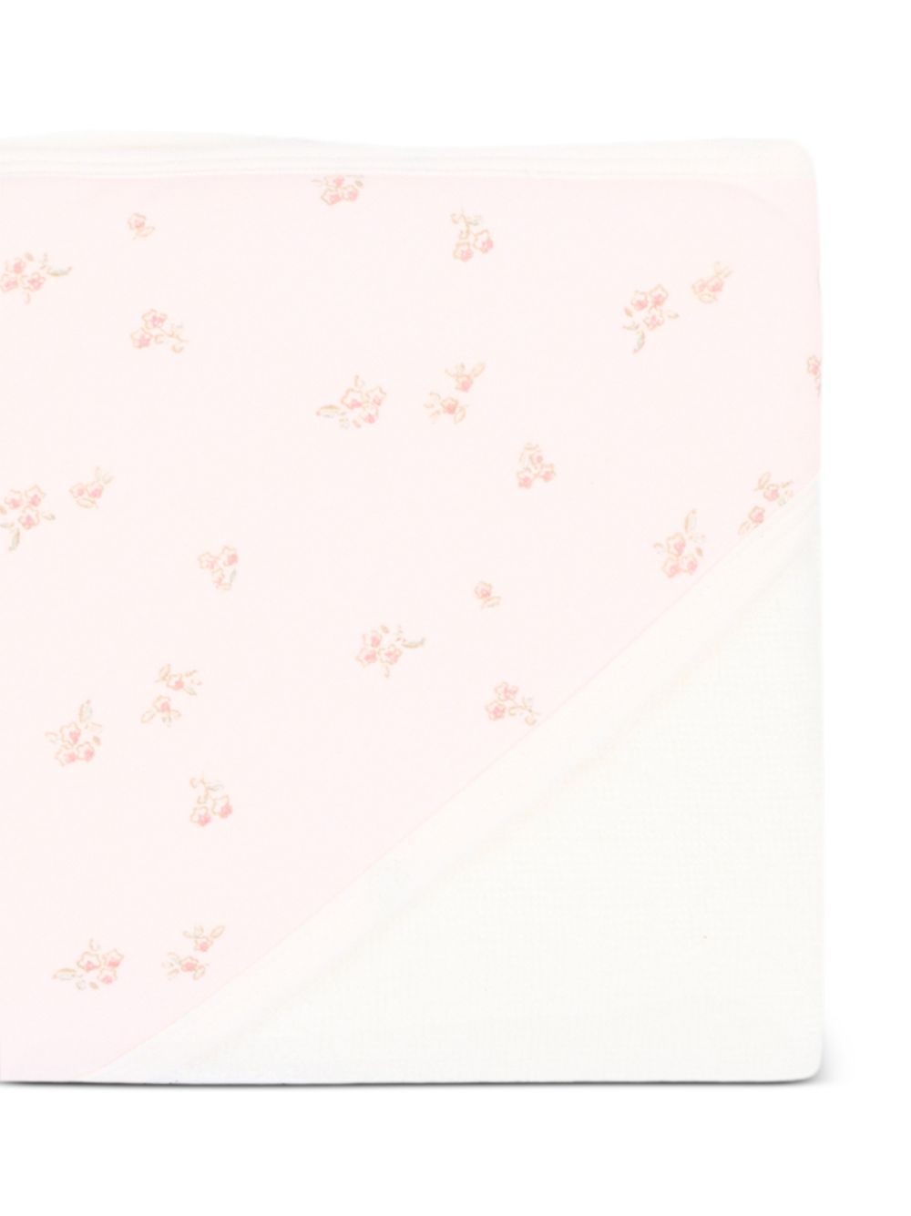 Asciugamano quadrato da bagno per neonati Petit Bateau Kids bianco con stampa floreale A0GM2 01 PETIT BATEAU KIDS