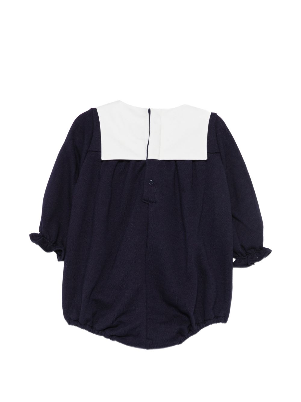 Tutina per neonata Petit Bateau Kids blu con colletto alla marinara A0GPO 01 PETIT BATEAU KIDS