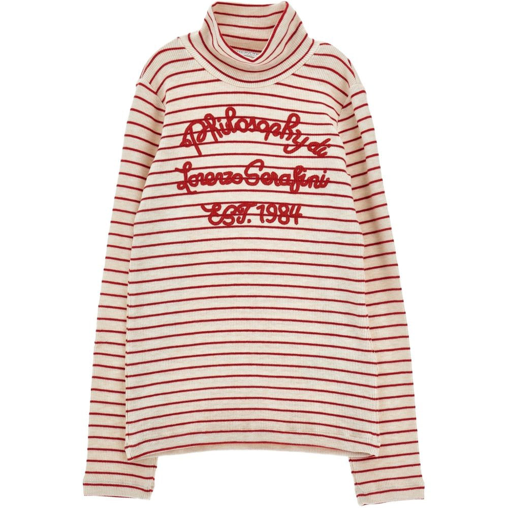 Maglione per bambina Philosophy Di Lorenzo Serafini Kids multicolore con design a righe I1H605 8215 0243 PHILOSOPHY KIDS