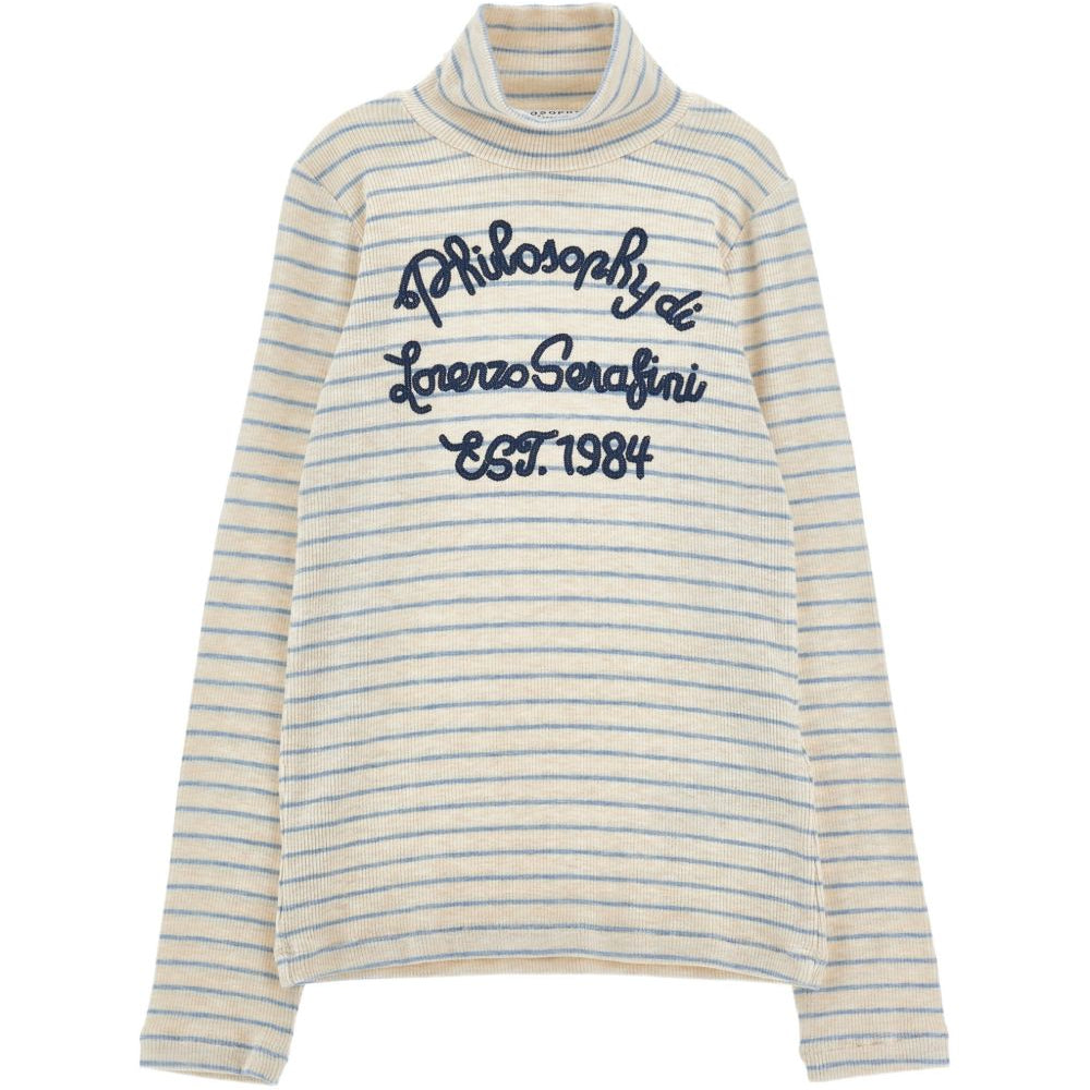 Maglione per bambina Philosophy di Lorenzo Serafini Kids multicolore con design a righe I1H605 8215 0252 PHILOSOPHY KIDS