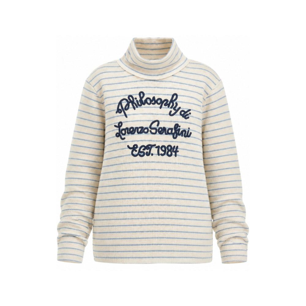 Maglione per bambina Philosophy di Lorenzo Serafini Kids multicolore con design a righe I1H605 8215 0252 PHILOSOPHY KIDS
