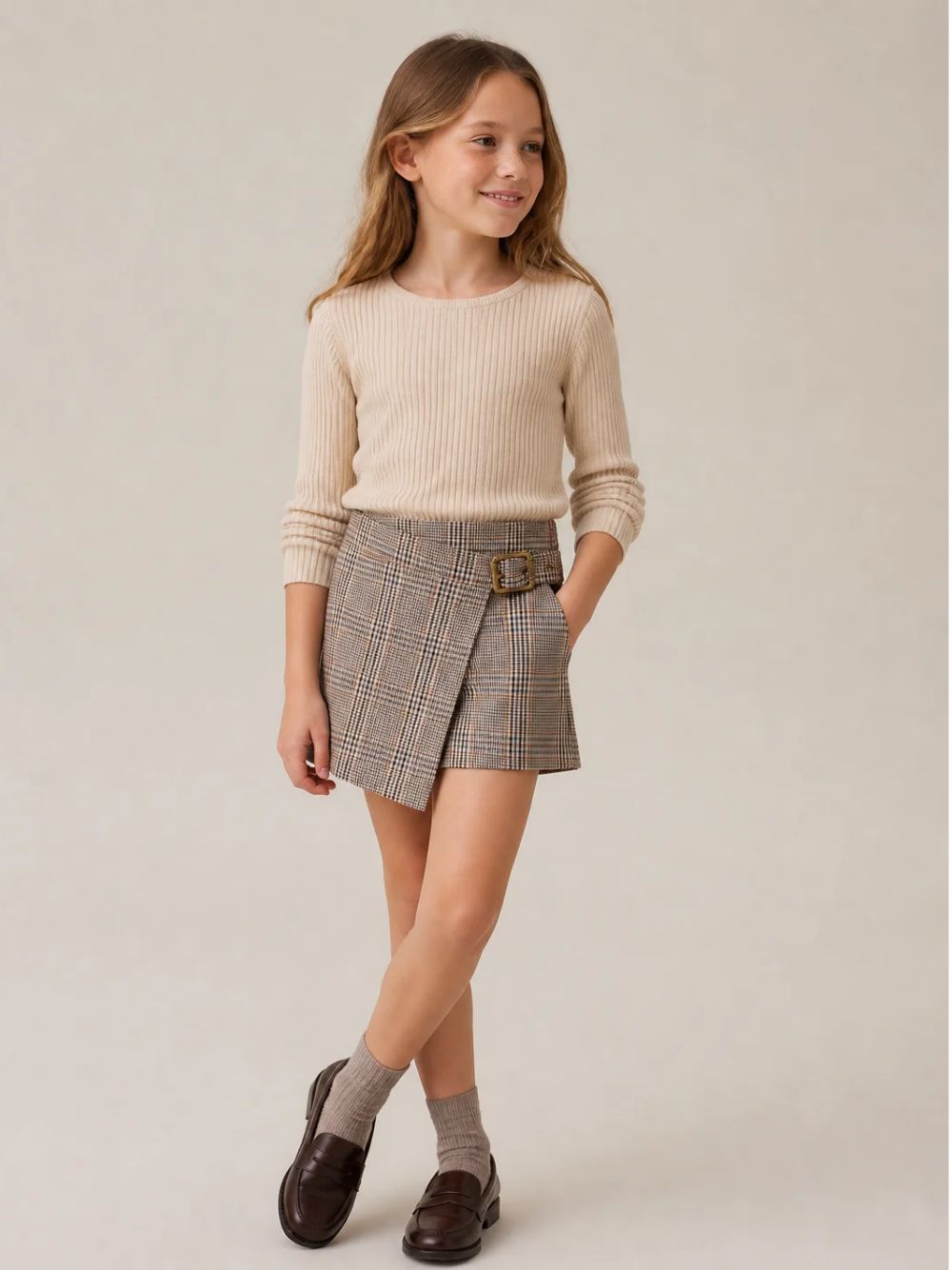 Gonna per bambina Pinko Kids multicolore con motivo a quadri KFBE0200TQ006 D999 PINKO KIDS