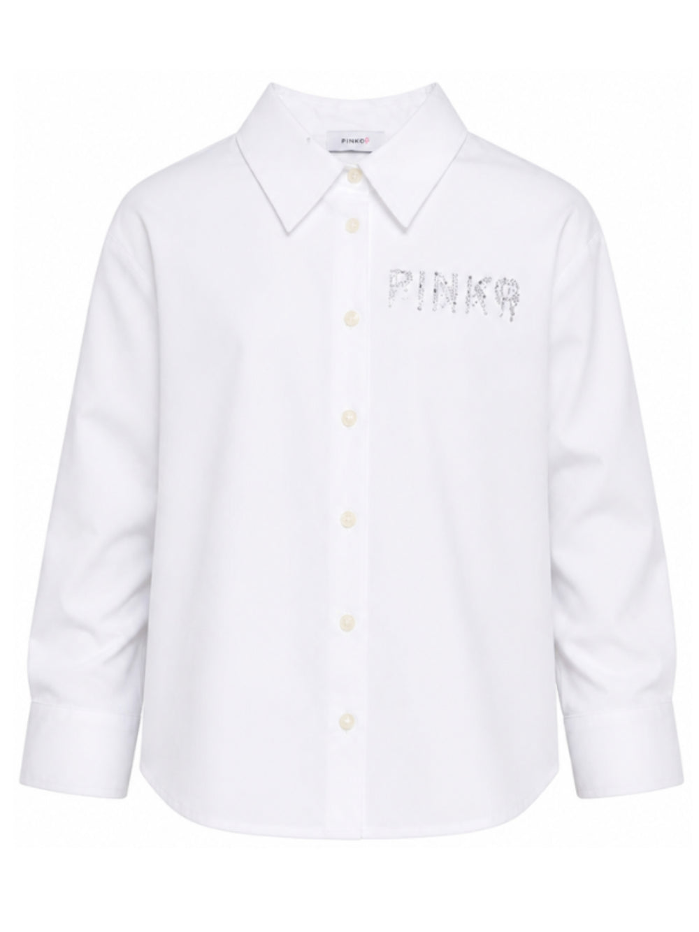 Camicia per bambina Pinko Kids bianca con colletto classico KFCA0420CA027 0928 PINKO KIDS