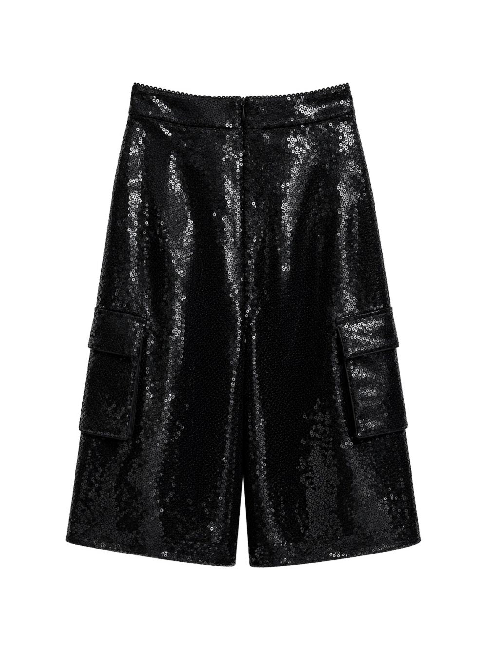 Pantaloni per bambina Pinko Kids neri con paillettes KFPA0880TV152 N000 PINKO KIDS