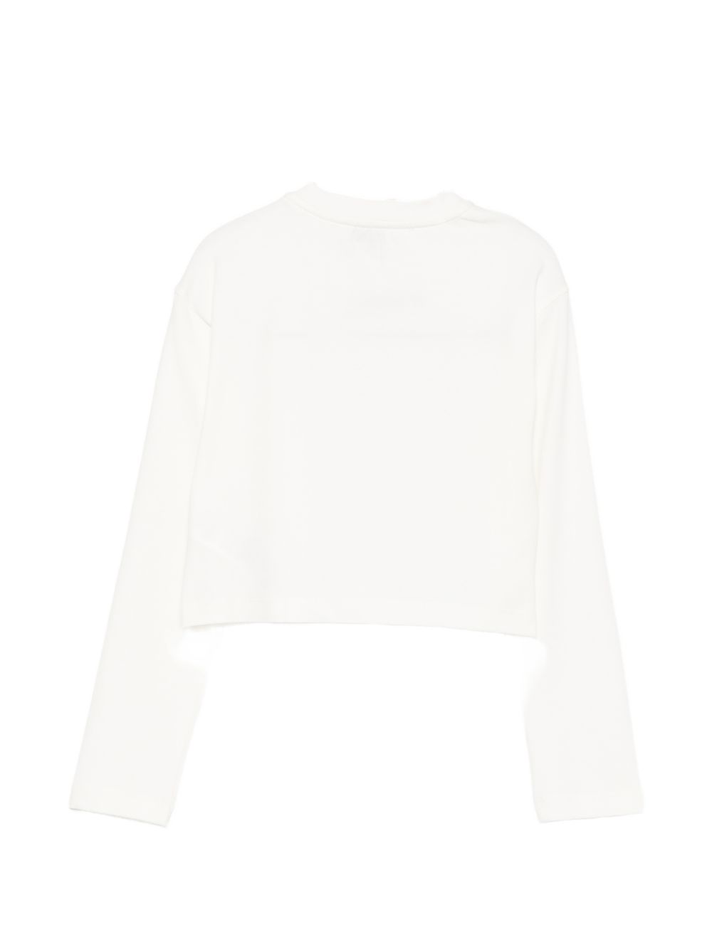 Felpa per bambina Pinko Kids bianca con logo sul davanti KFTS070CJE018 0905 PINKO KIDS