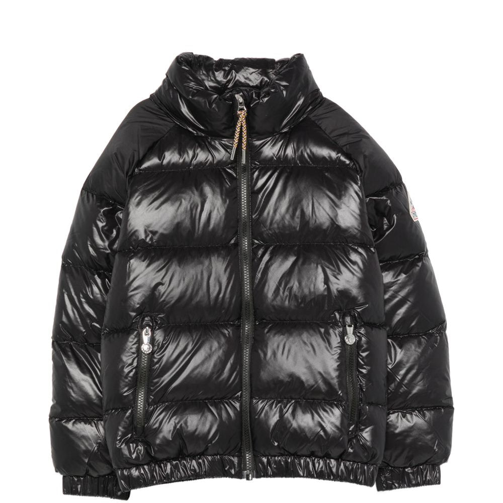 Piumino glossy per bambino Pyrenex Kids nero con imbottitura HKY019 0009 PYRENEX KIDS