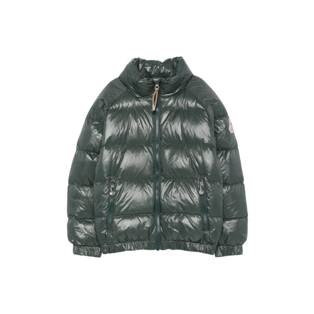 Piumino glossy per bambino Pyrenex Kids verde con imbottitura HKY019 3134 PYRENEX KIDS