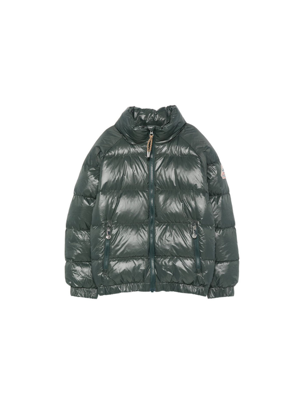 Piumino glossy per bambino Pyrenex Kids verde con imbottitura HKY019 3134 PYRENEX KIDS