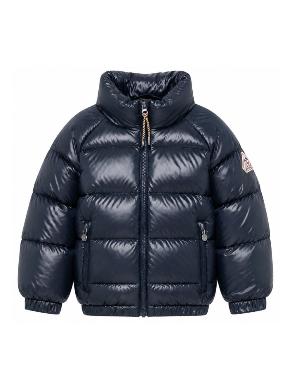 Piumino glossy per bambino Pyrenex Kids blu con imbottitura HKY019 4004 PYRENEX KIDS
