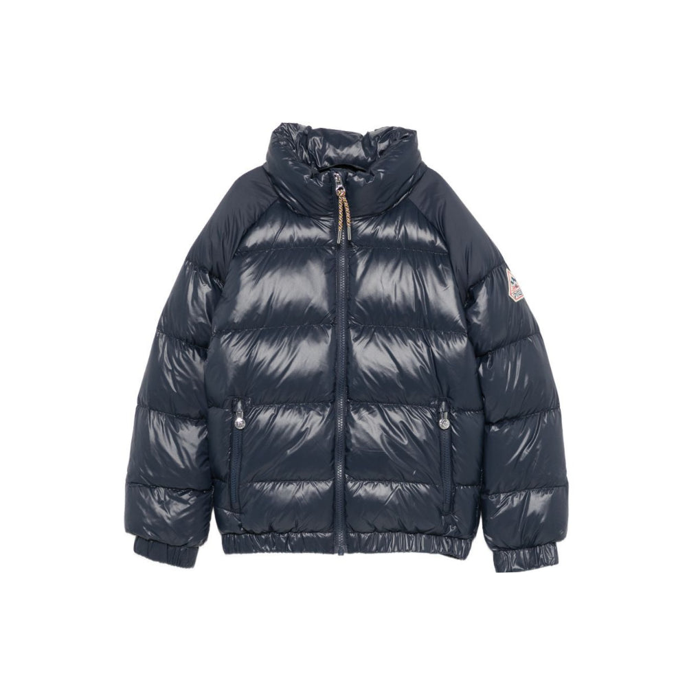 Piumino glossy per bambino Pyrenex Kids blu con imbottitura HKY019 4004 PYRENEX KIDS