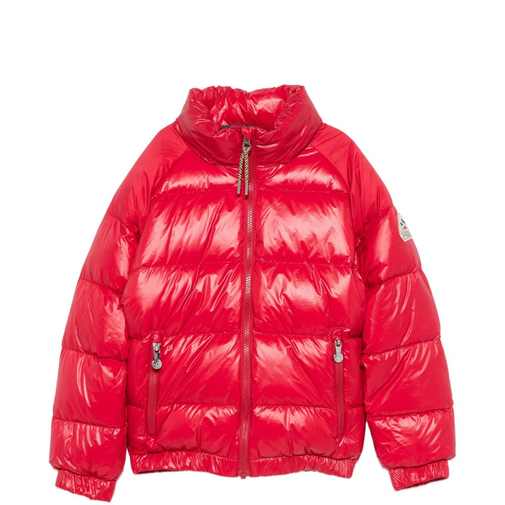 Piumino glossy per bambino Pyrenex Kids rosso con imbottitura HKY019 6050 PYRENEX KIDS