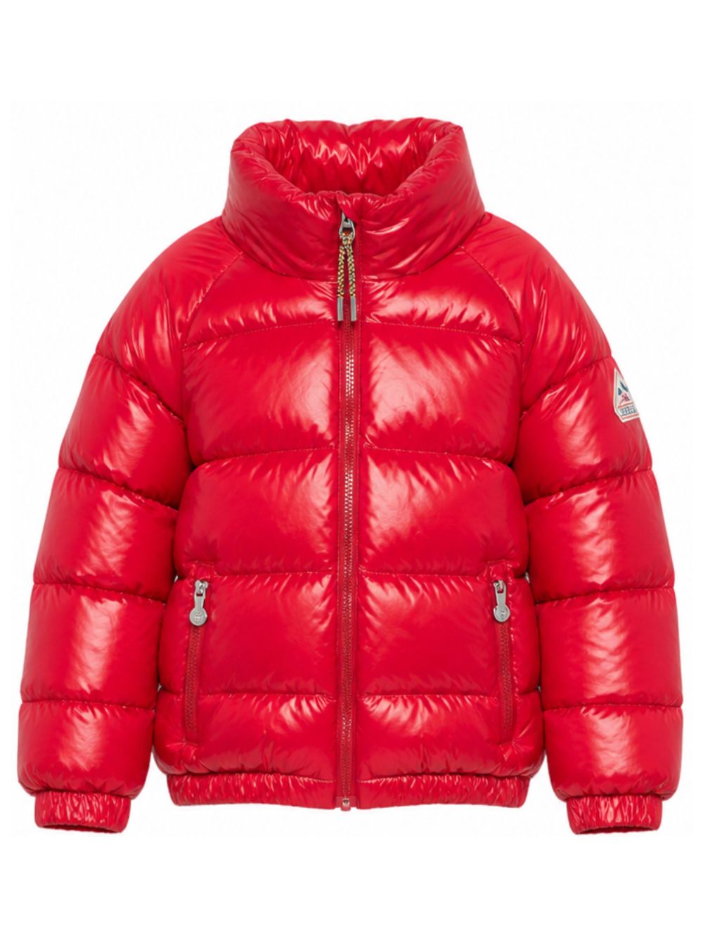 Piumino glossy per bambino Pyrenex Kids rosso con imbottitura HKY019 6050 PYRENEX KIDS
