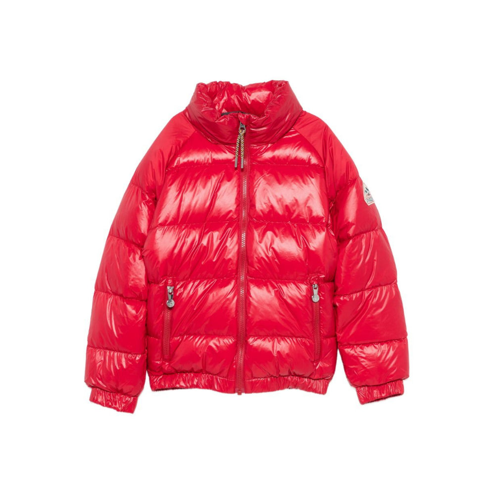Piumino glossy per bambino Pyrenex Kids rosso con imbottitura HKY019 6050 PYRENEX KIDS