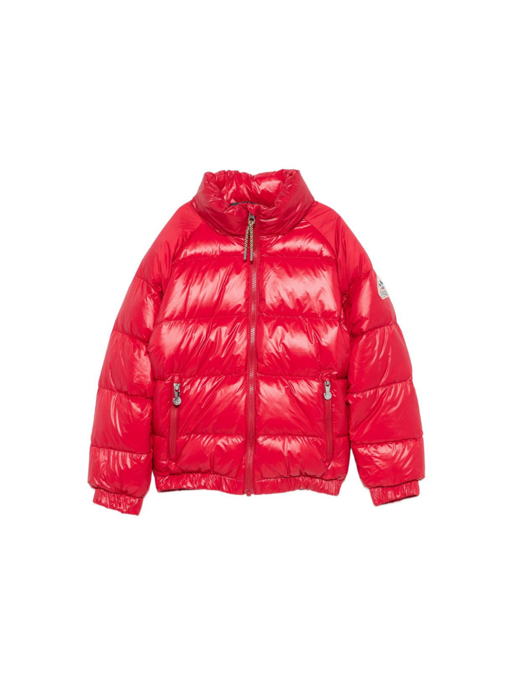 Piumino glossy per bambino Pyrenex Kids rosso con imbottitura HKY019 6050 PYRENEX KIDS