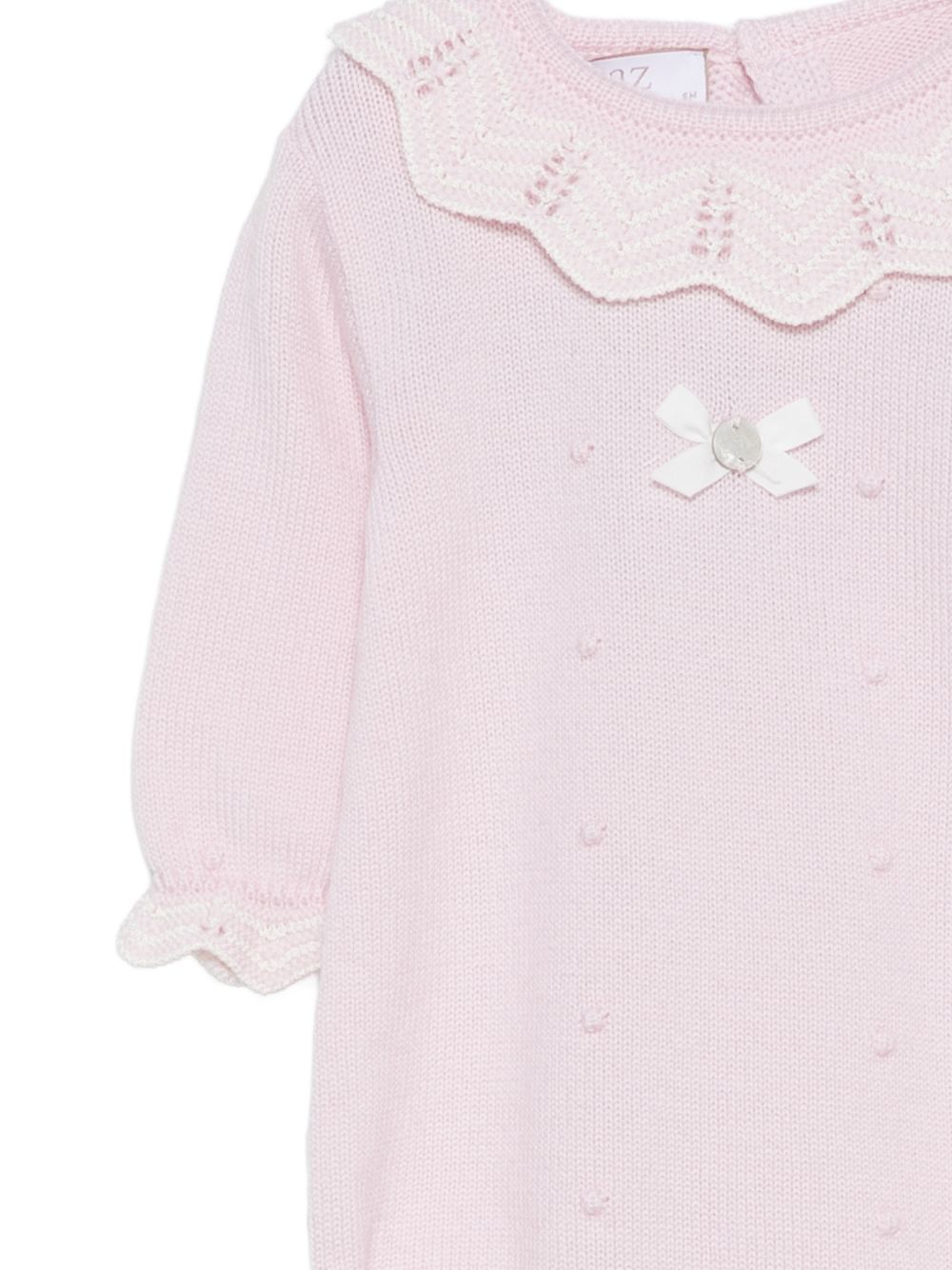 Tutina per neonata Paz Rodriguez Kids rosa con dettaglio fiocco 005-114134 3060 PaZ RODRIGUEZ KIDS