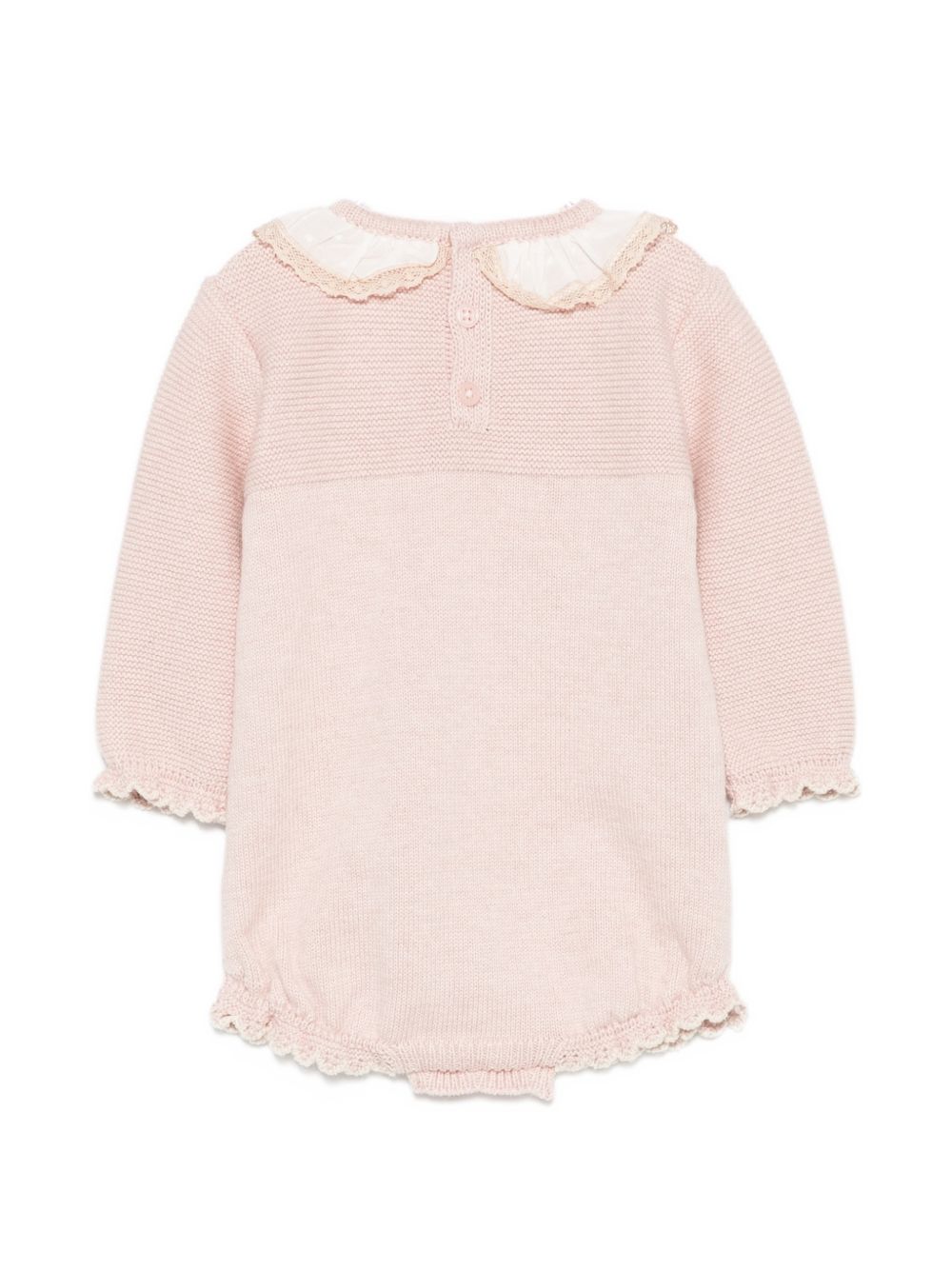 Tutina per neonata Paz Rodriguez Kids rosa con design lavorato a maglia 005-124116 3273 PaZ RODRIGUEZ KIDS