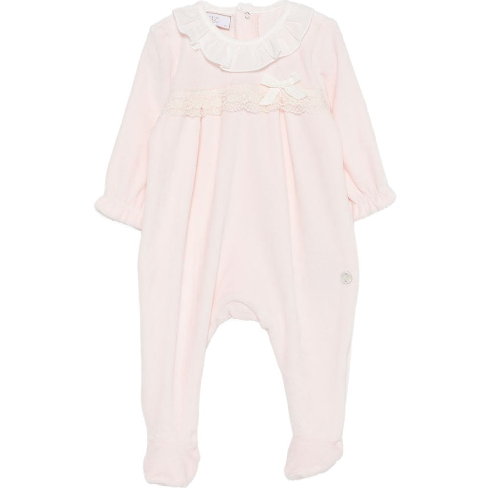 Tutina per neonata Paz Rodriguez Kids rosa con finitura in pizzo 005-193767 37 PaZ RODRIGUEZ KIDS