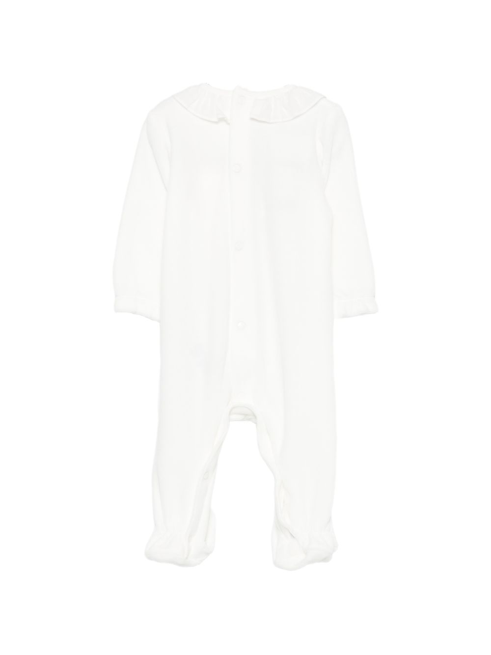 Tutina per neonata Paz Rodriguez Kids bianca con colletto bianco con volant 005-193767 60 PaZ RODRIGUEZ KIDS