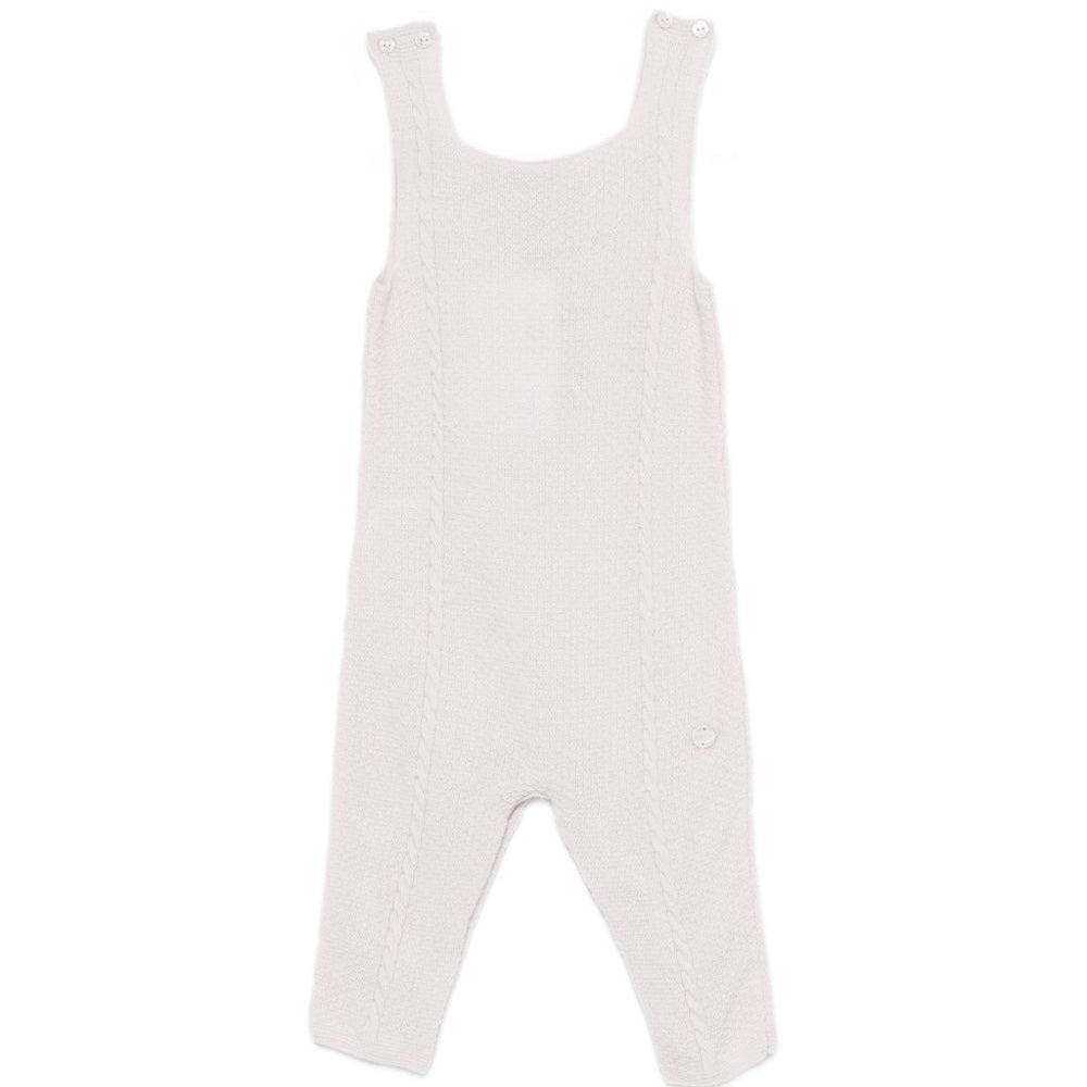 Tutina per neonata Paz Rodriguez Kids rosa con lavorazione a trecce 007-114058 37 PaZ RODRIGUEZ KIDS
