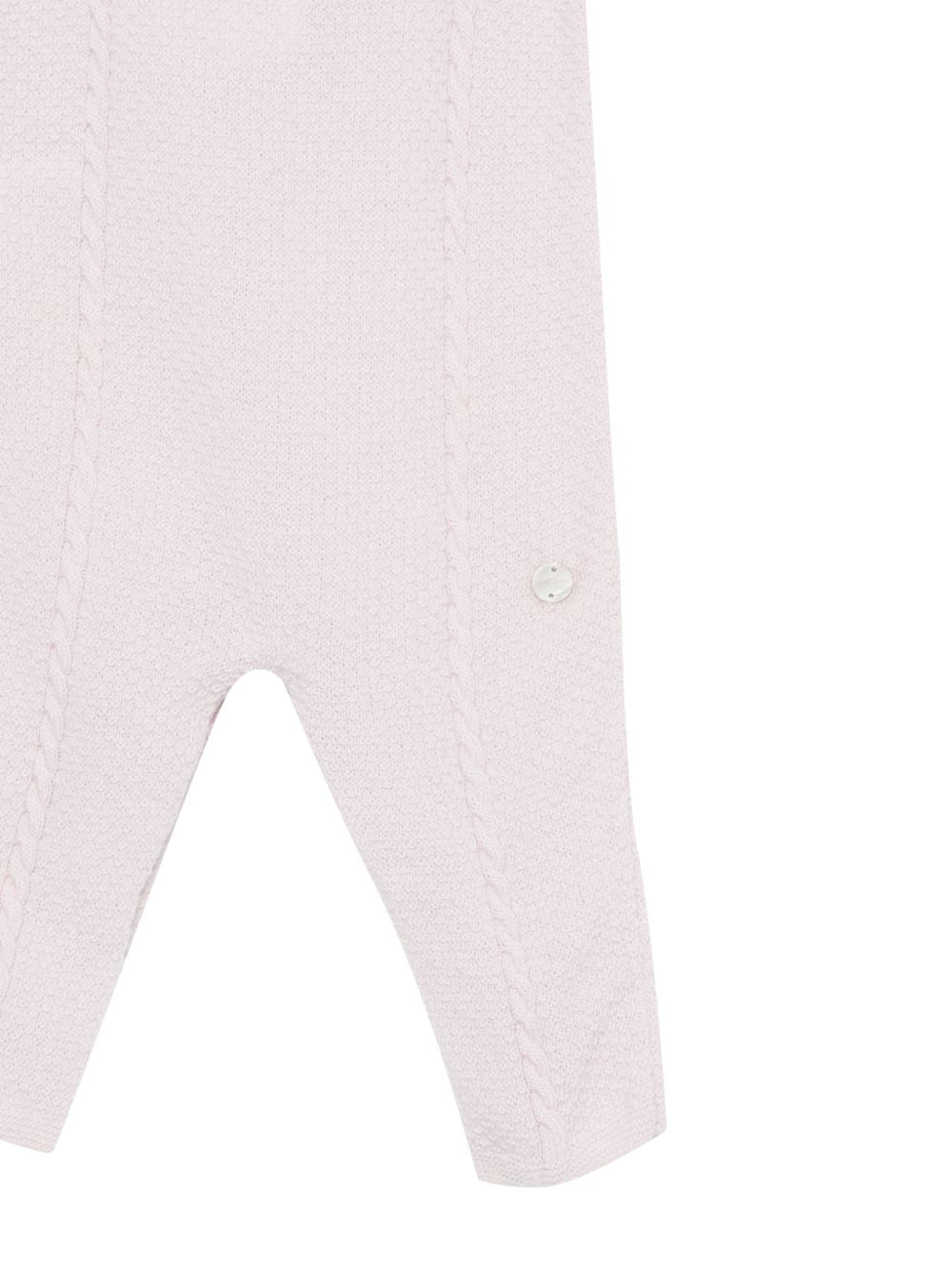 Tutina per neonata Paz Rodriguez Kids rosa con lavorazione a trecce 007-114058 37 PaZ RODRIGUEZ KIDS