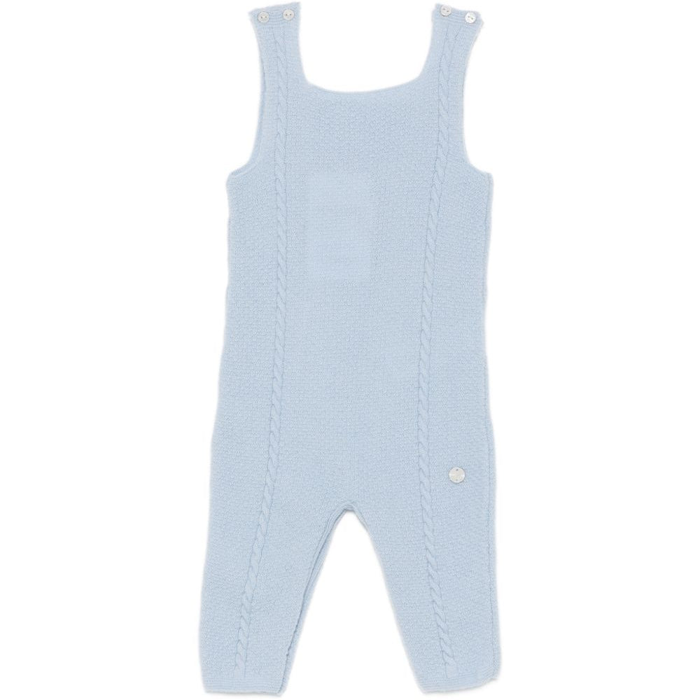 Tutina per neonato Paz Rodriguez Kids azzurra con lavorazione a trecce 007-114058 80 PaZ RODRIGUEZ KIDS