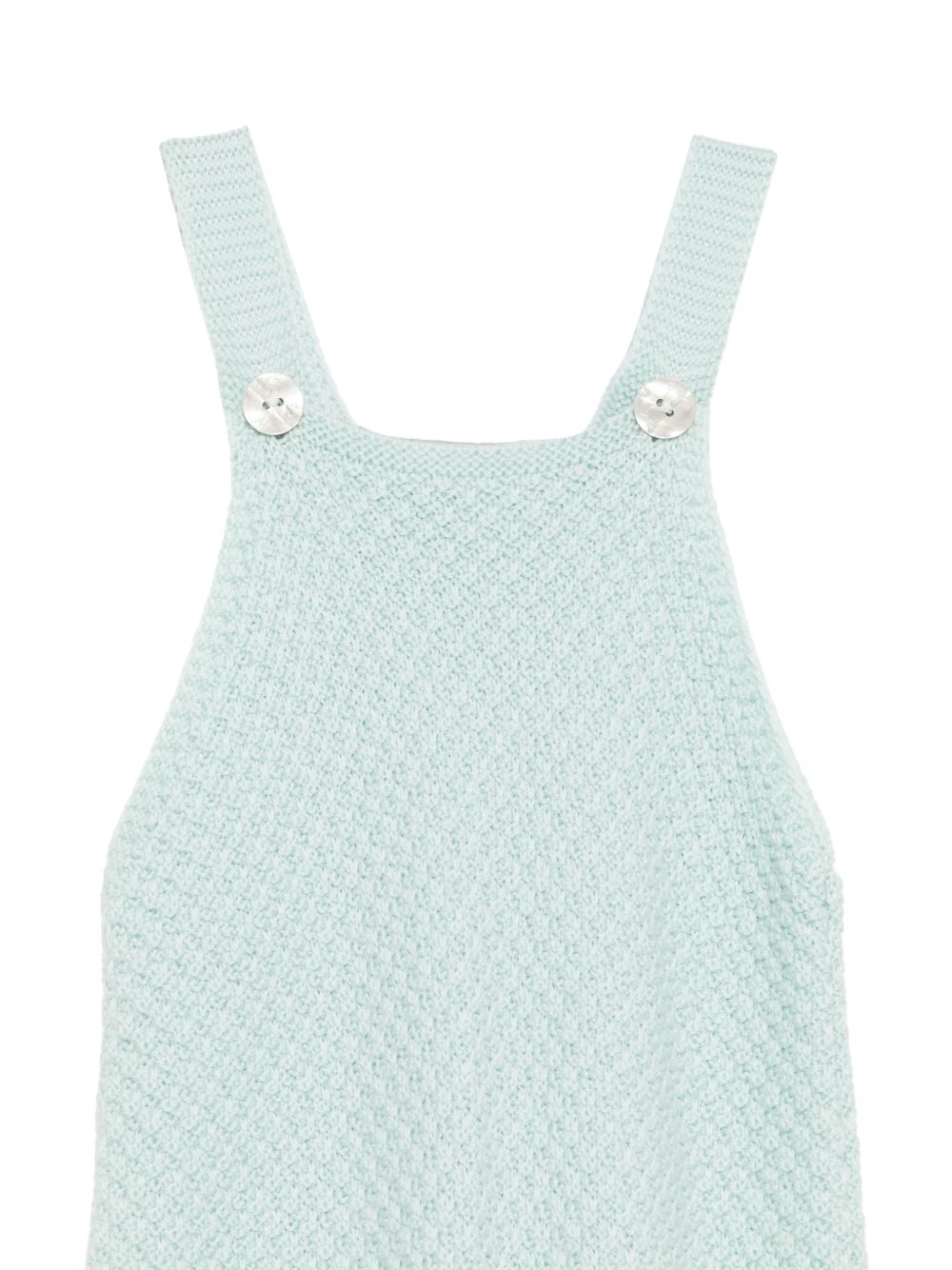 Salopette per neonati Paz Rodriguez Kids verde con scollo quadrato 007-114139 031 PaZ RODRIGUEZ KIDS
