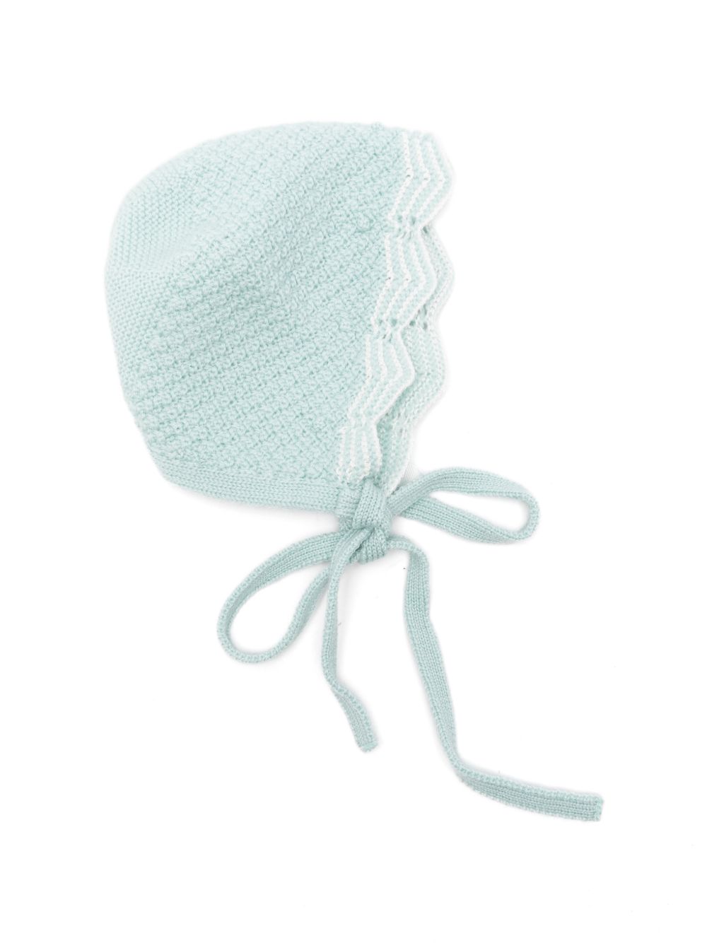 Cappello per neonato Paz Rodriguez Kids azzurro con design lavorato a maglia 011-114131 0316 PaZ RODRIGUEZ KIDS