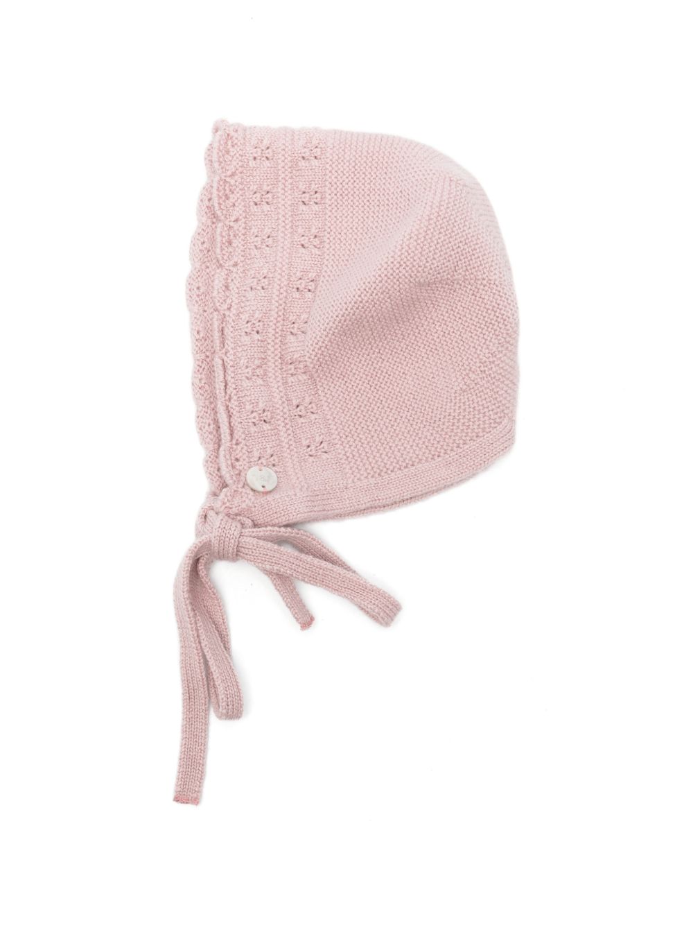 Cappello per neonata Paz Rodriguez Kids rosa con lavorazione pointelle 011-114148 35 PaZ RODRIGUEZ KIDS