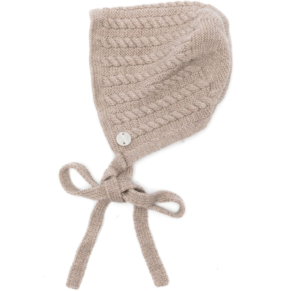 Cappello per neonato Paz Rodriguez Kids beige con lavorazione intrecciata 011-114173 68 PaZ RODRIGUEZ KIDS