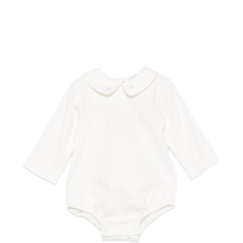 Tutina per neonati Paz Rodriguez Kids bianca con colletto alla Peter Pan 020-194068 6090 PaZ RODRIGUEZ KIDS