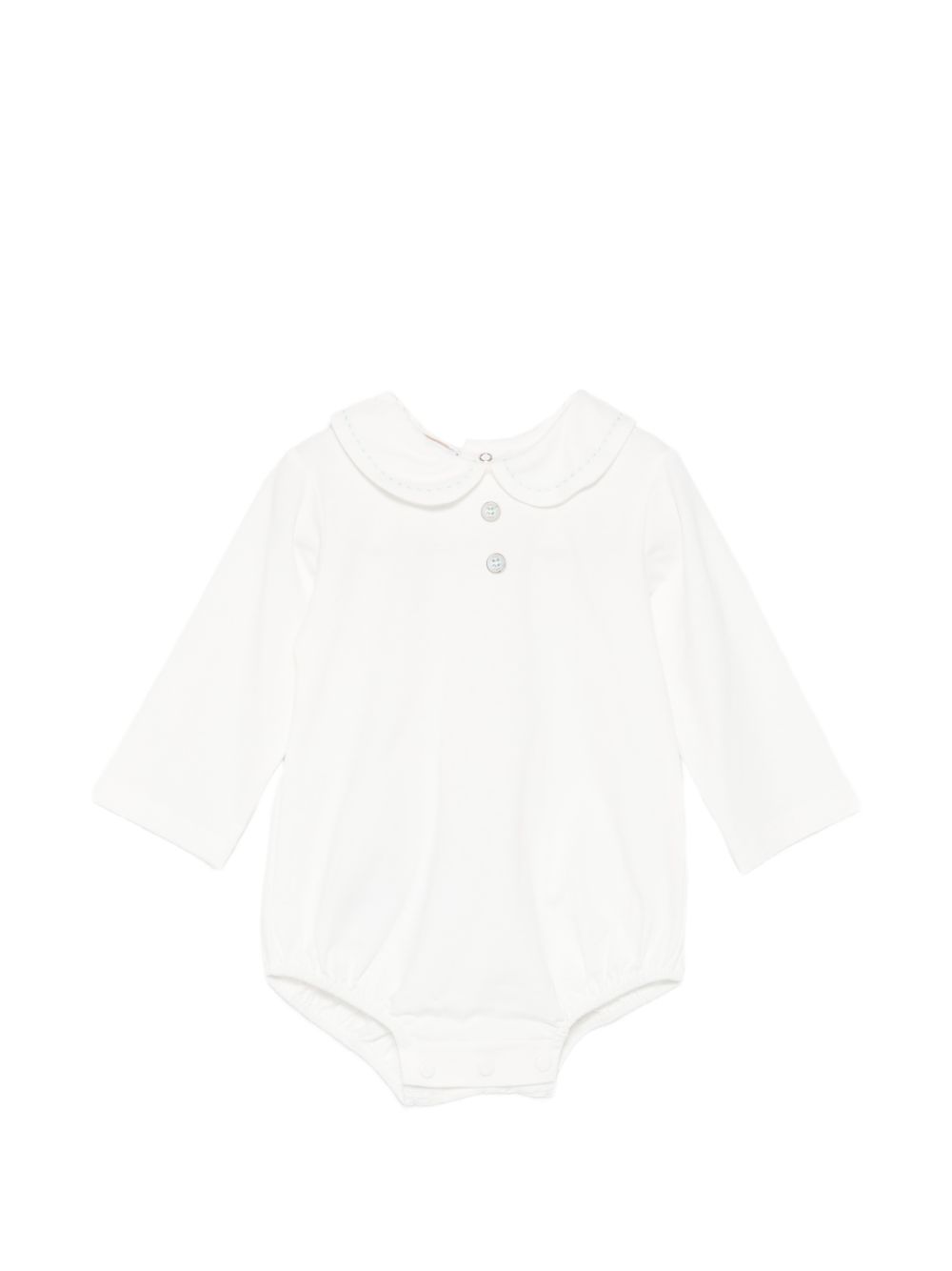 Tutina per neonati Paz Rodriguez Kids bianca con colletto alla Peter Pan 020-99843J 6003 PaZ RODRIGUEZ KIDS